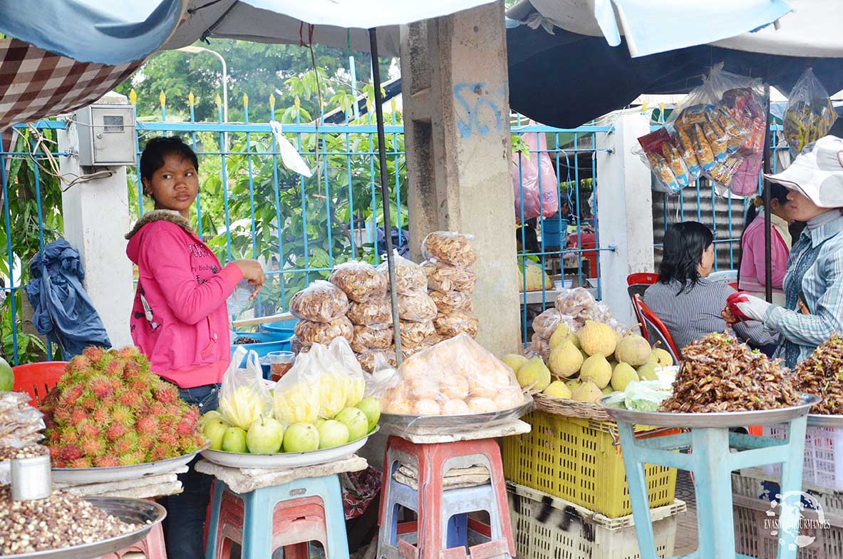 Marché au Cambodge