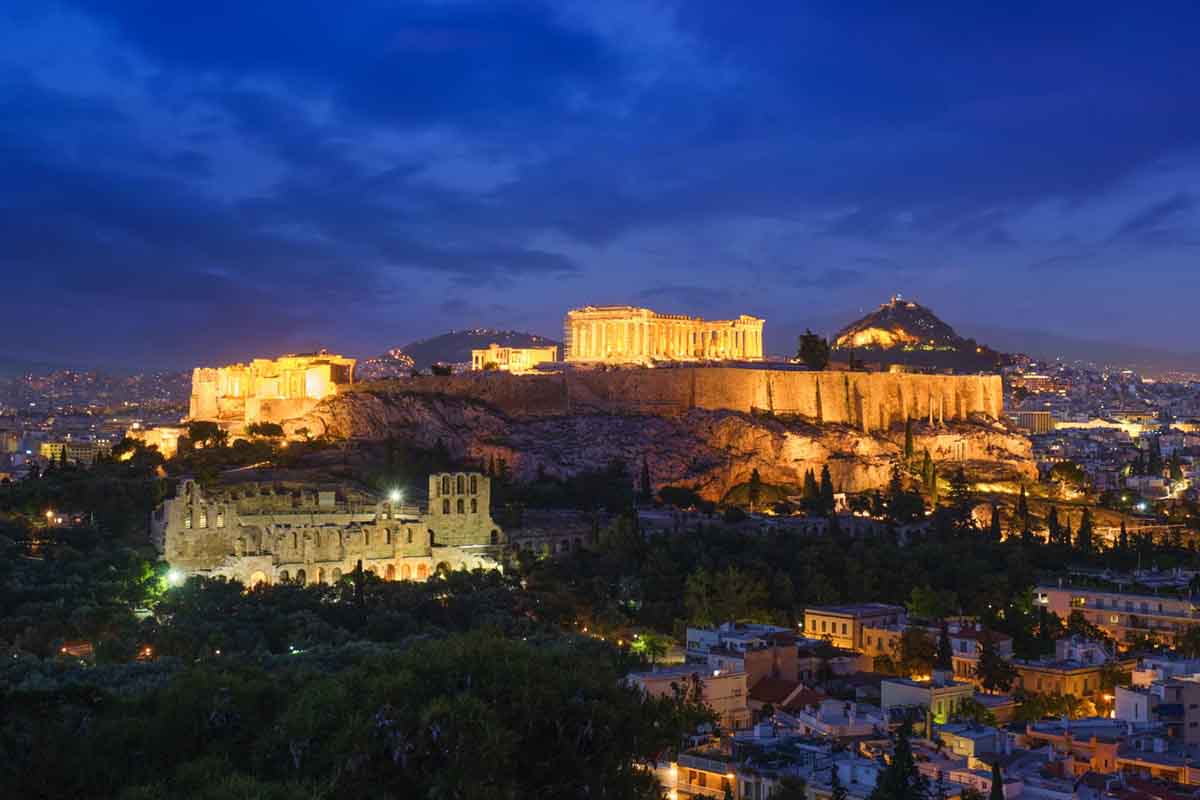 athenes-nuit Athènes de nuit