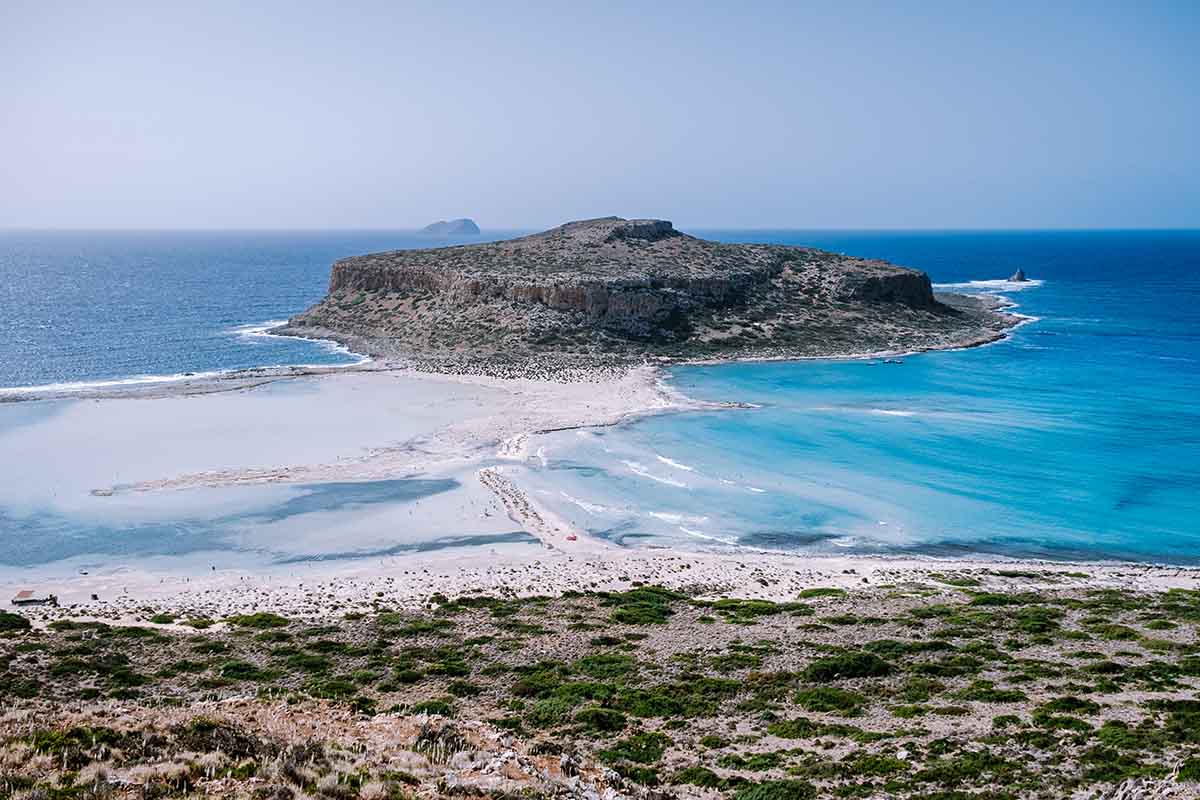 Balos Beach Cret Greece, Balos beach is on of the most beautiful beaches in Greece at the Greek Island Crète