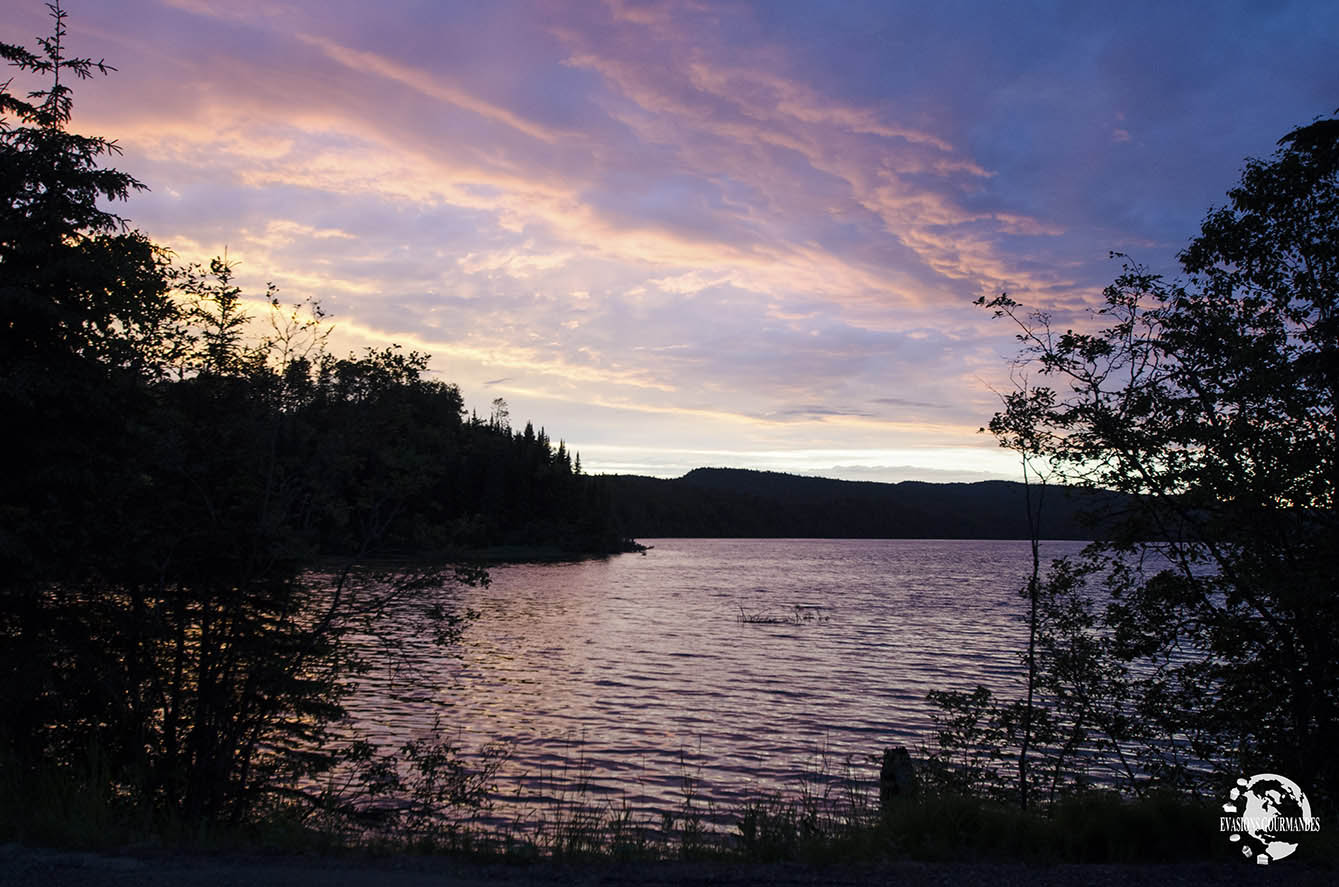 coucher de soleil Parc Mauricie