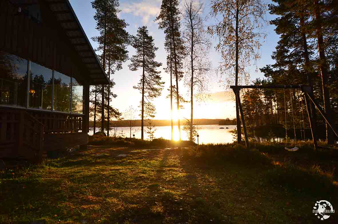 coucher de soleil Finlande