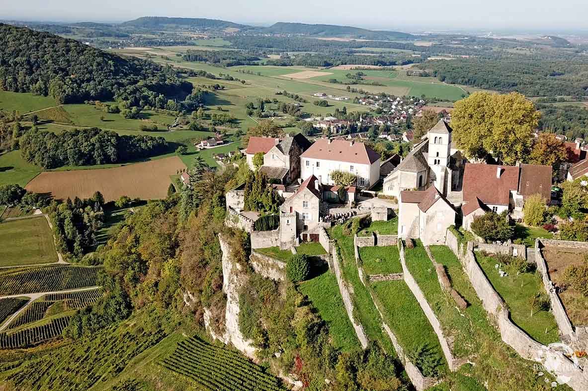 Chateau Chalon drone