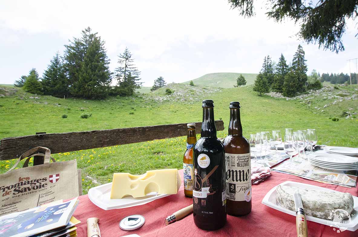 Dégustation bière fromages de Savoie