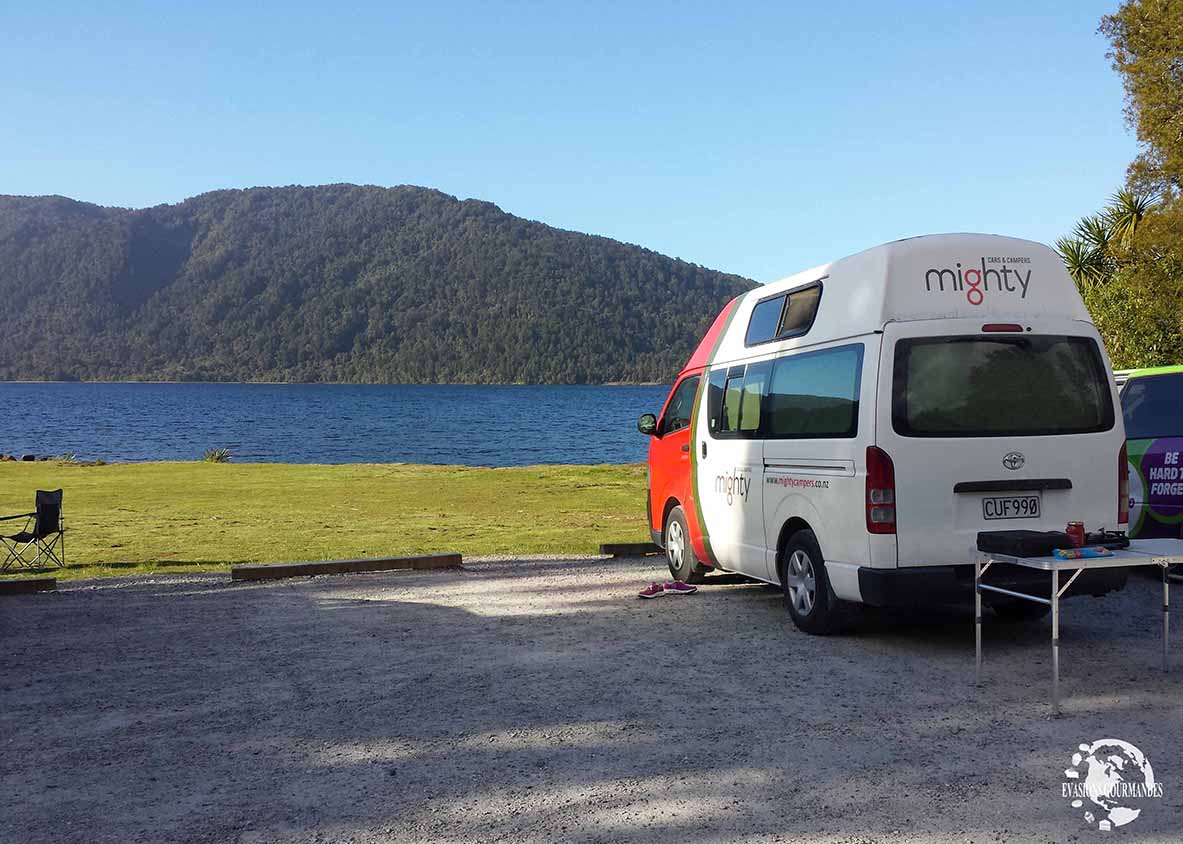 road trip en van Nouvelle Zélande