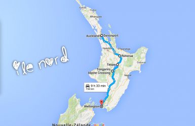 road trip en van Nouvelle Zélande