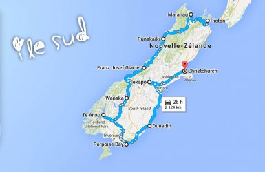 road trip en van Nouvelle Zélande