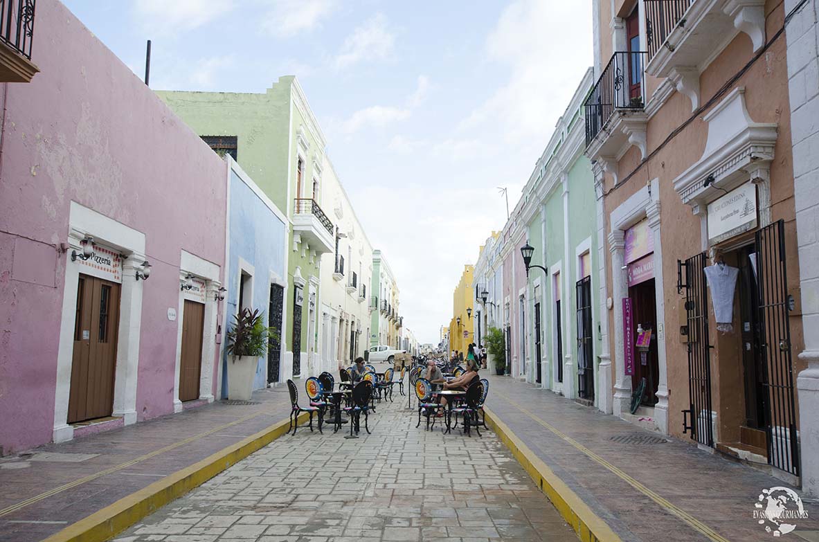 Rues colorées de Campeche