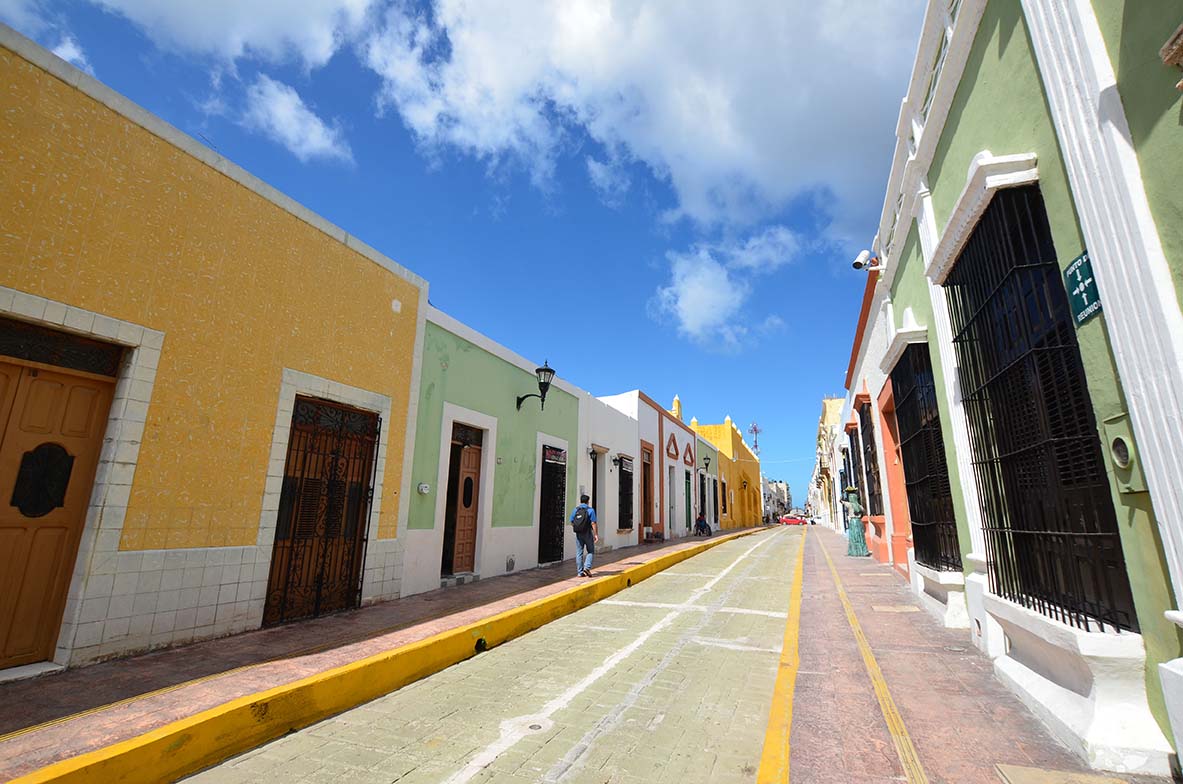 Rues colorées de Campeche