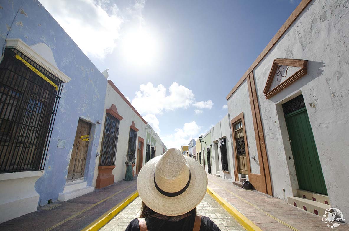 Rues colorées de Campeche