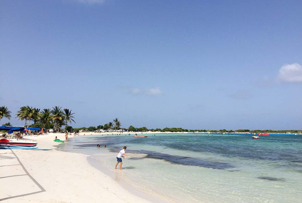 plage à Saint Martin