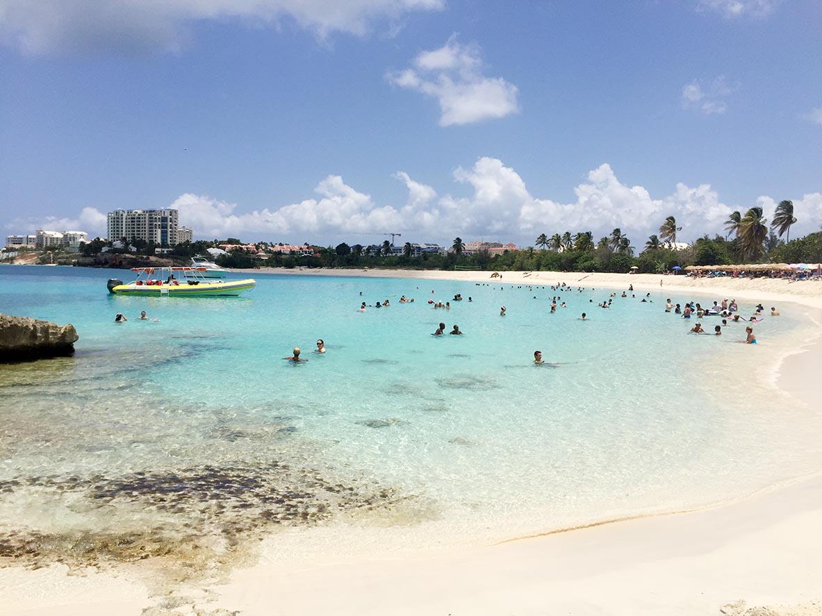 plage à Saint Martin