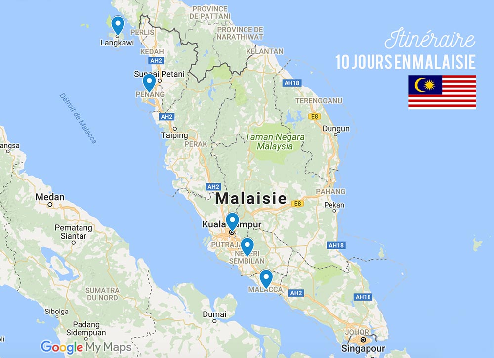 Itinéraire Malaisie