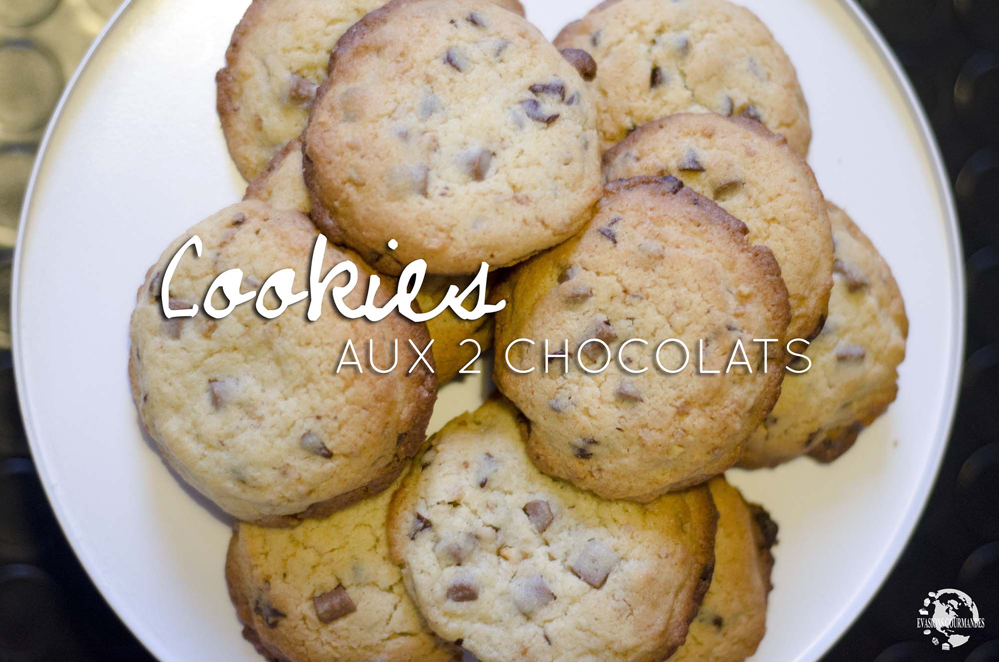 Cookies aux 2 chocolats