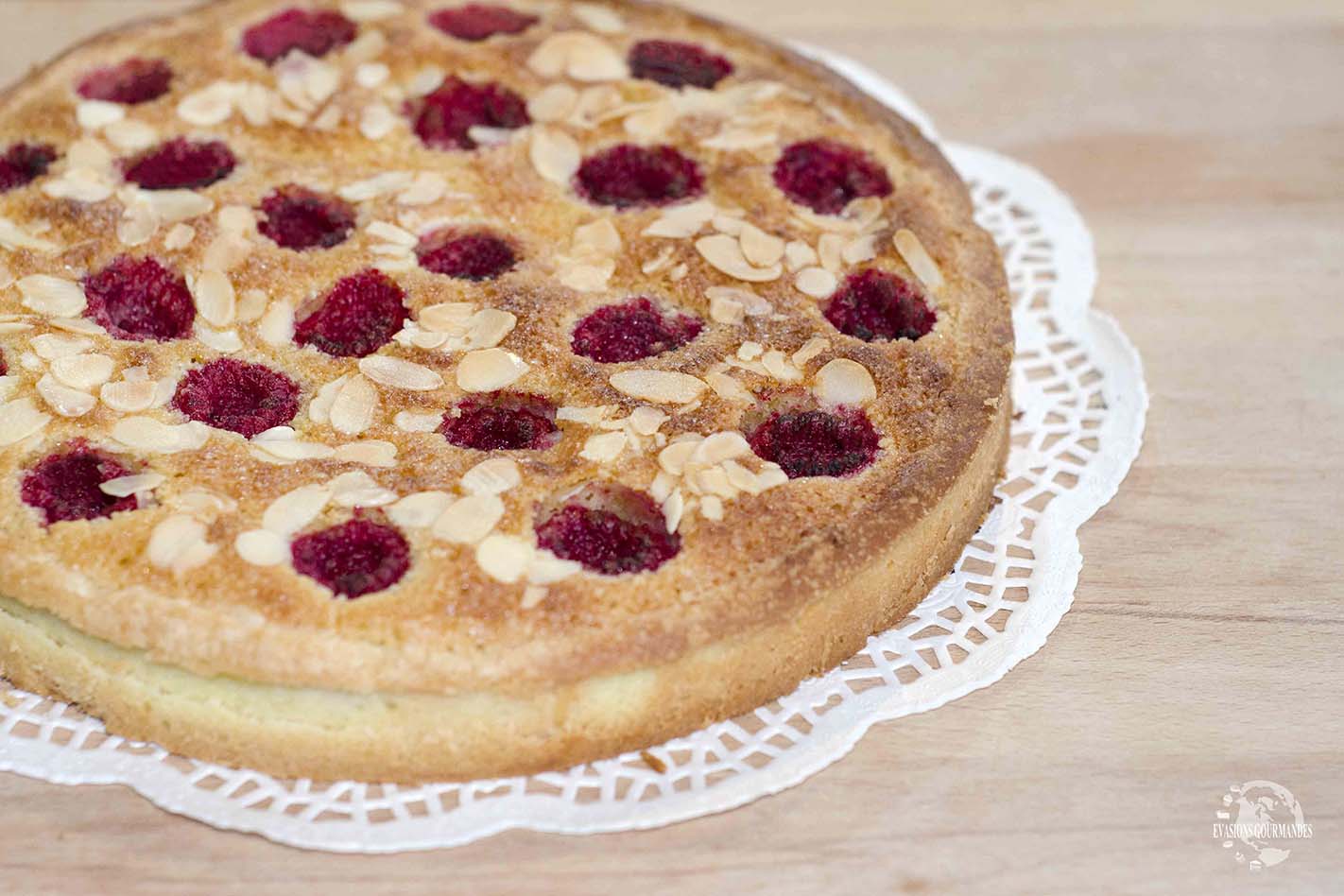 tarte amandine aux framboises