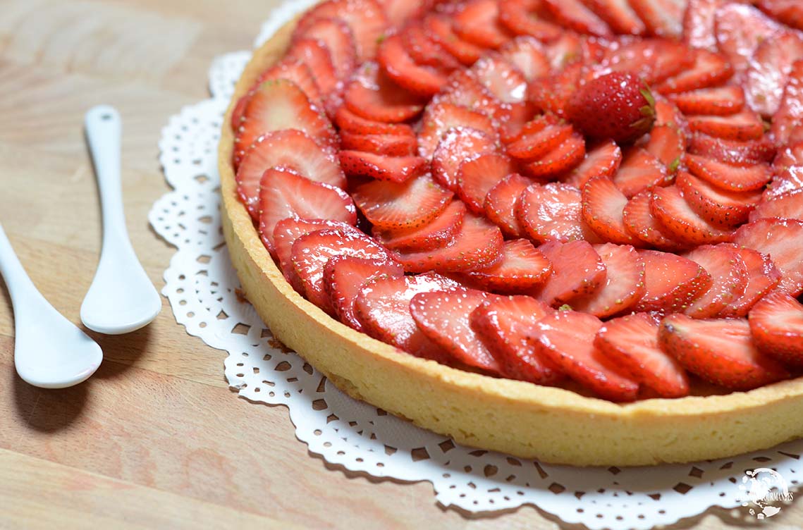 tarte aux fraises