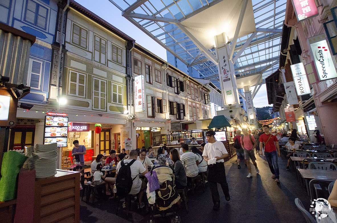 street food Singapour