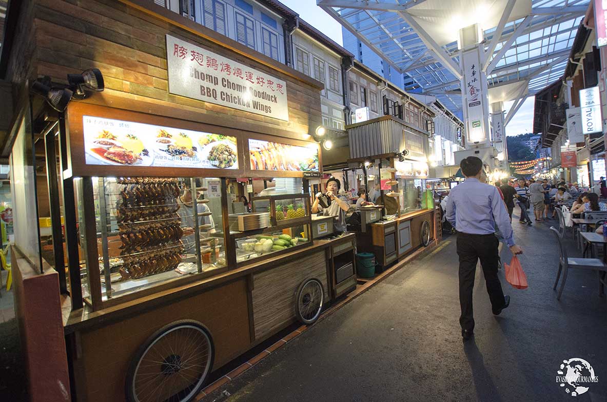 street food Singapour