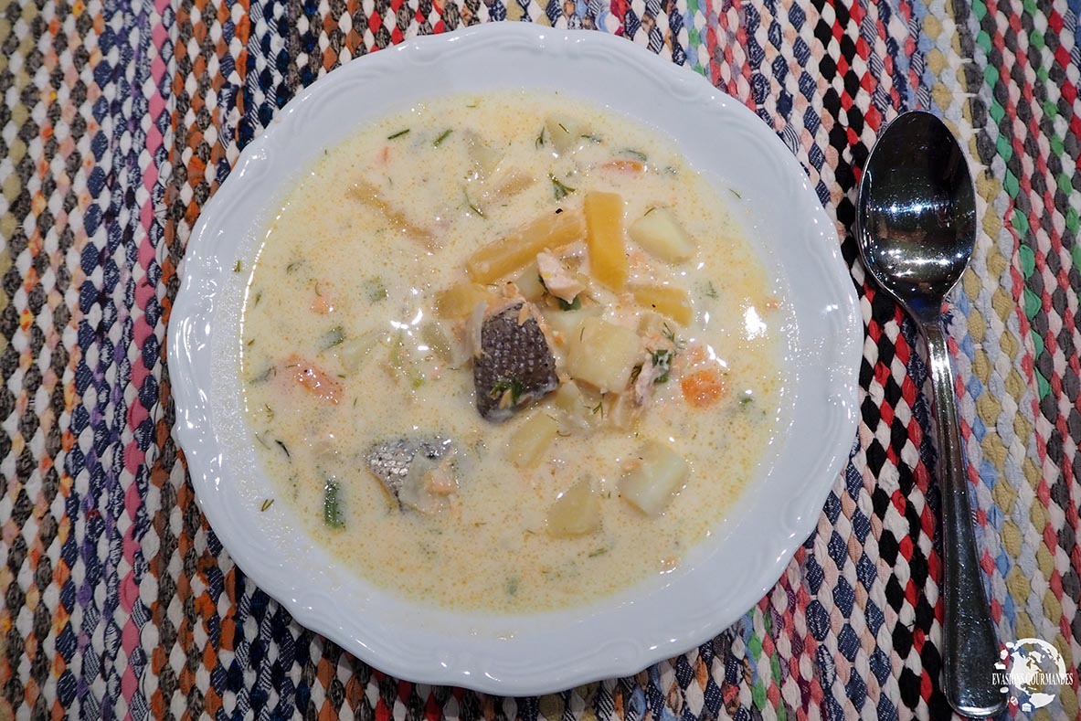 Lohikeitto, soupe de saumon Laponie