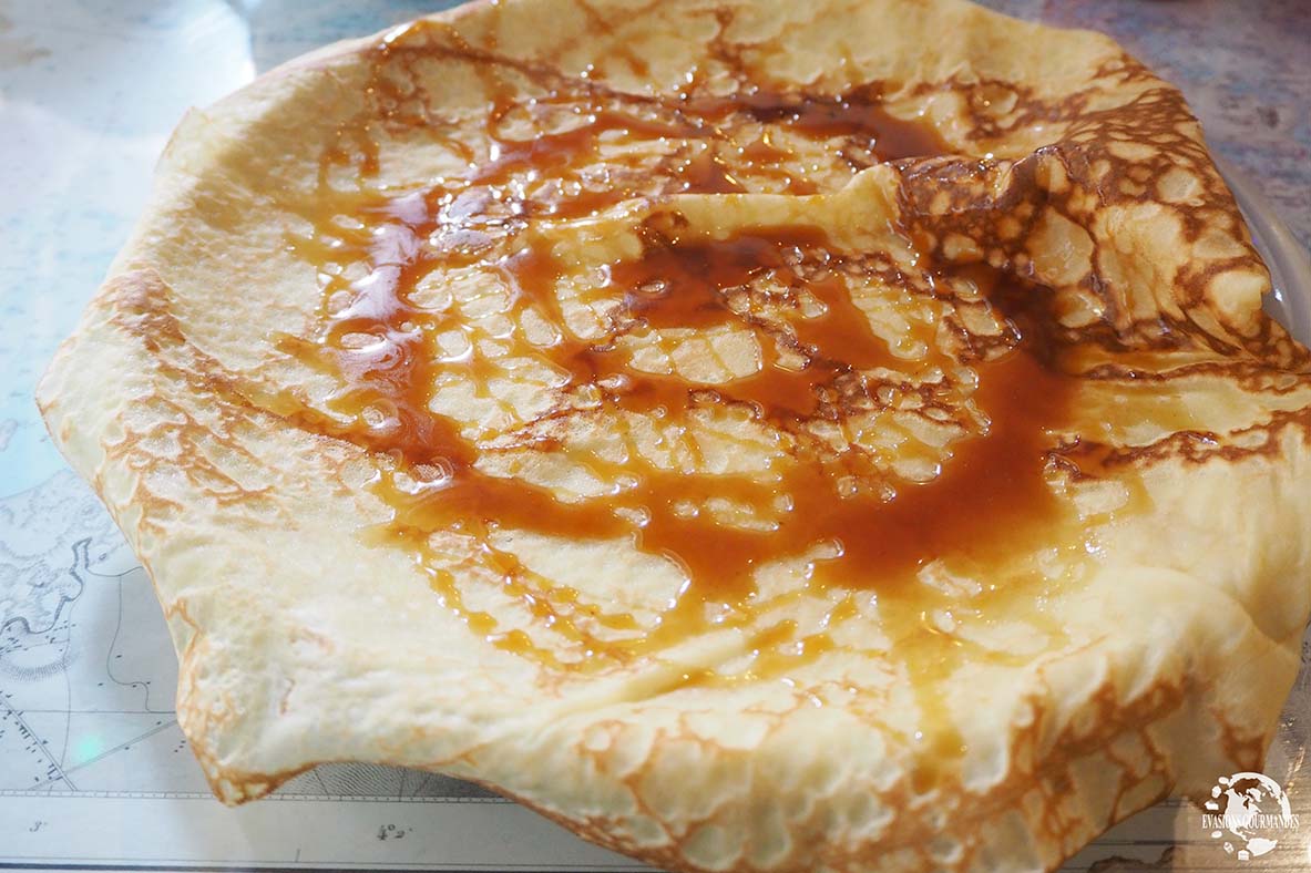 Crêpe au caramel beurre salé