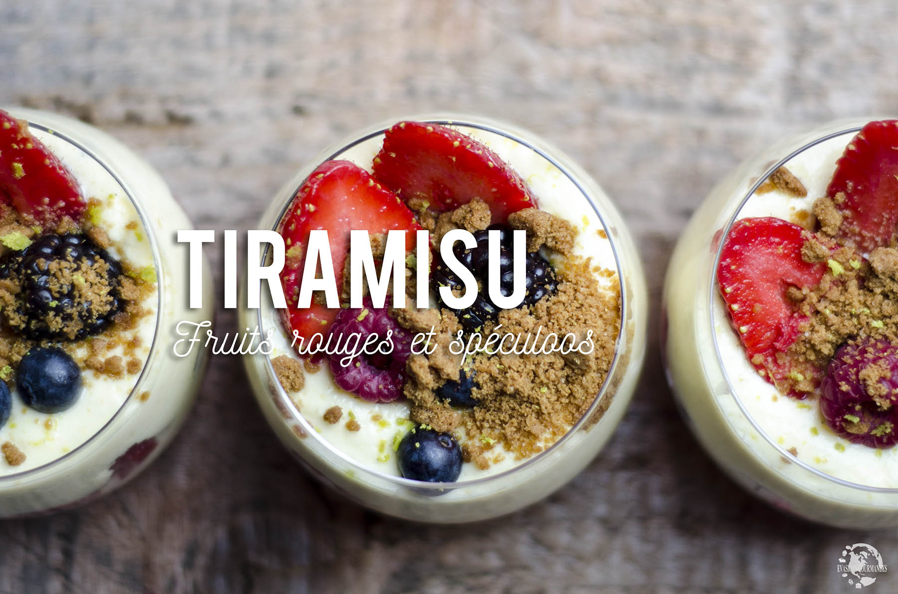 Tiramisu aux fruits rouges et speculoos