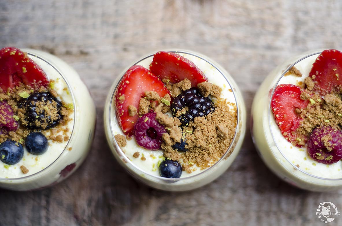 Tiramisu aux fruits rouges et speculoos