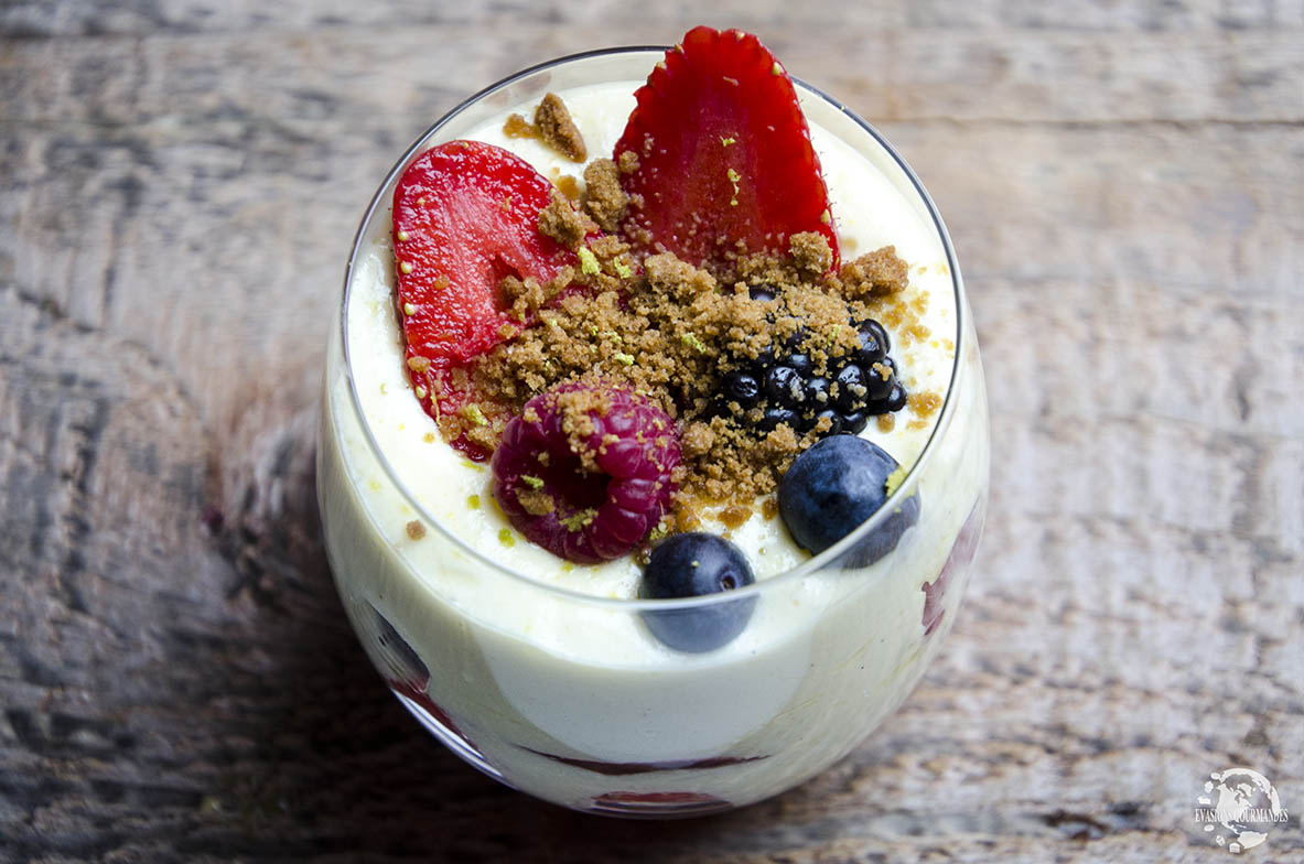 Tiramisu aux fruits rouges et speculoos