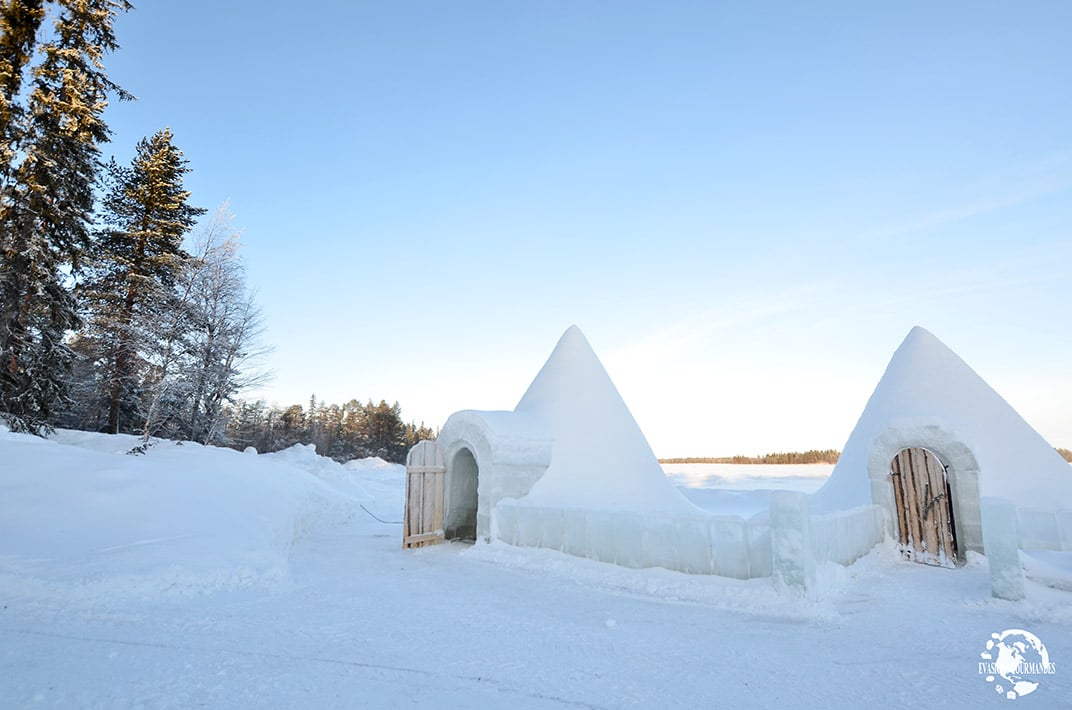 Dormir dans un igloo en Laponie