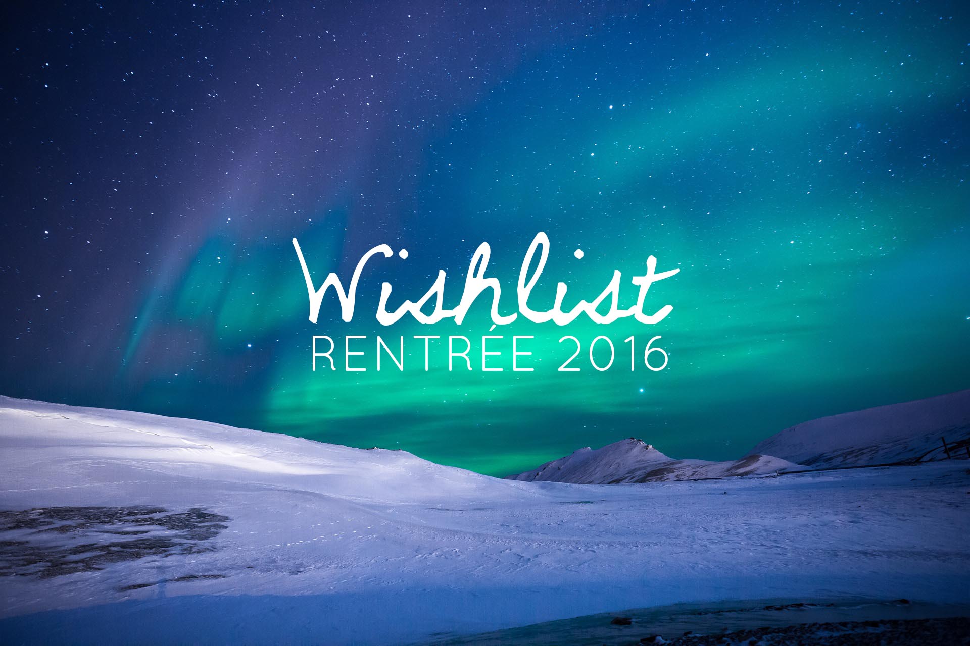 wishlist 2016