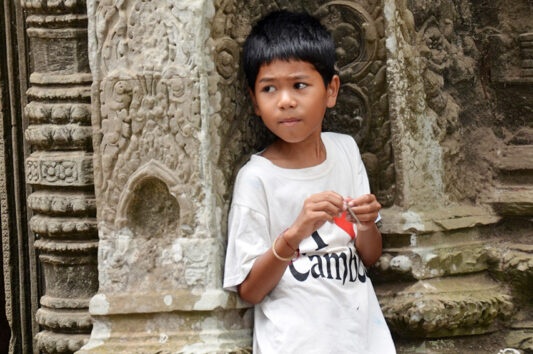 Enfant Angkor Vat