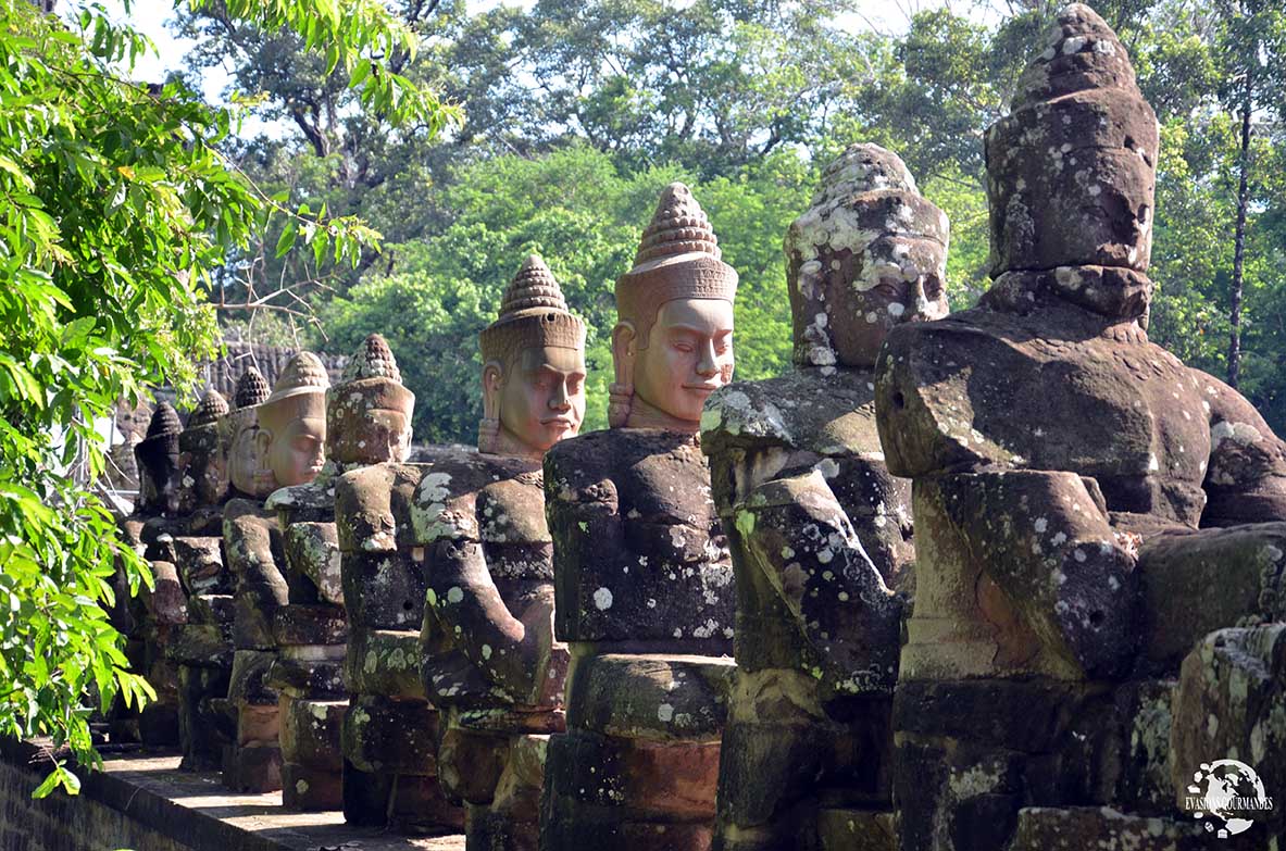 Entrée des temples d'Angkor