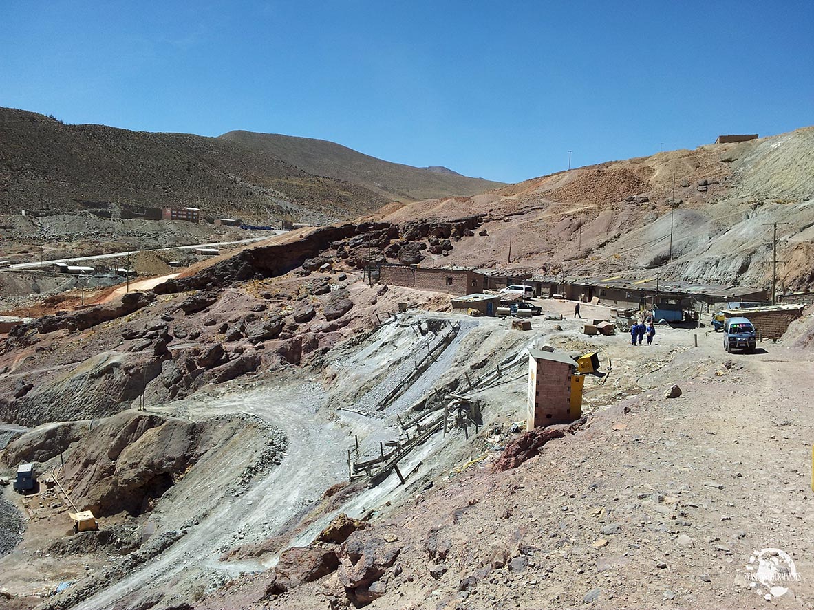 Visite d'une mine de Potosi en Bolivie