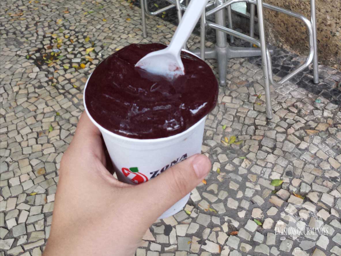 açai Street food au Brésil